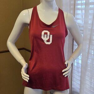 Women's NIKE OU Oklahoma Crimson Tank Size Medium